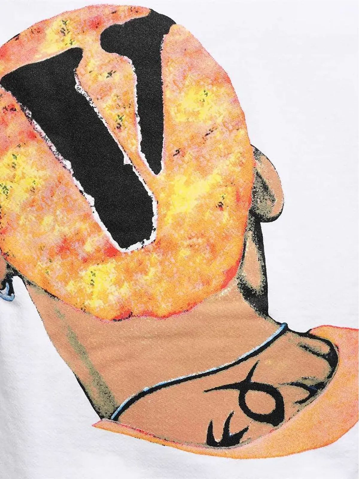 Vlone ポートレートプリント フーディー - 画像3