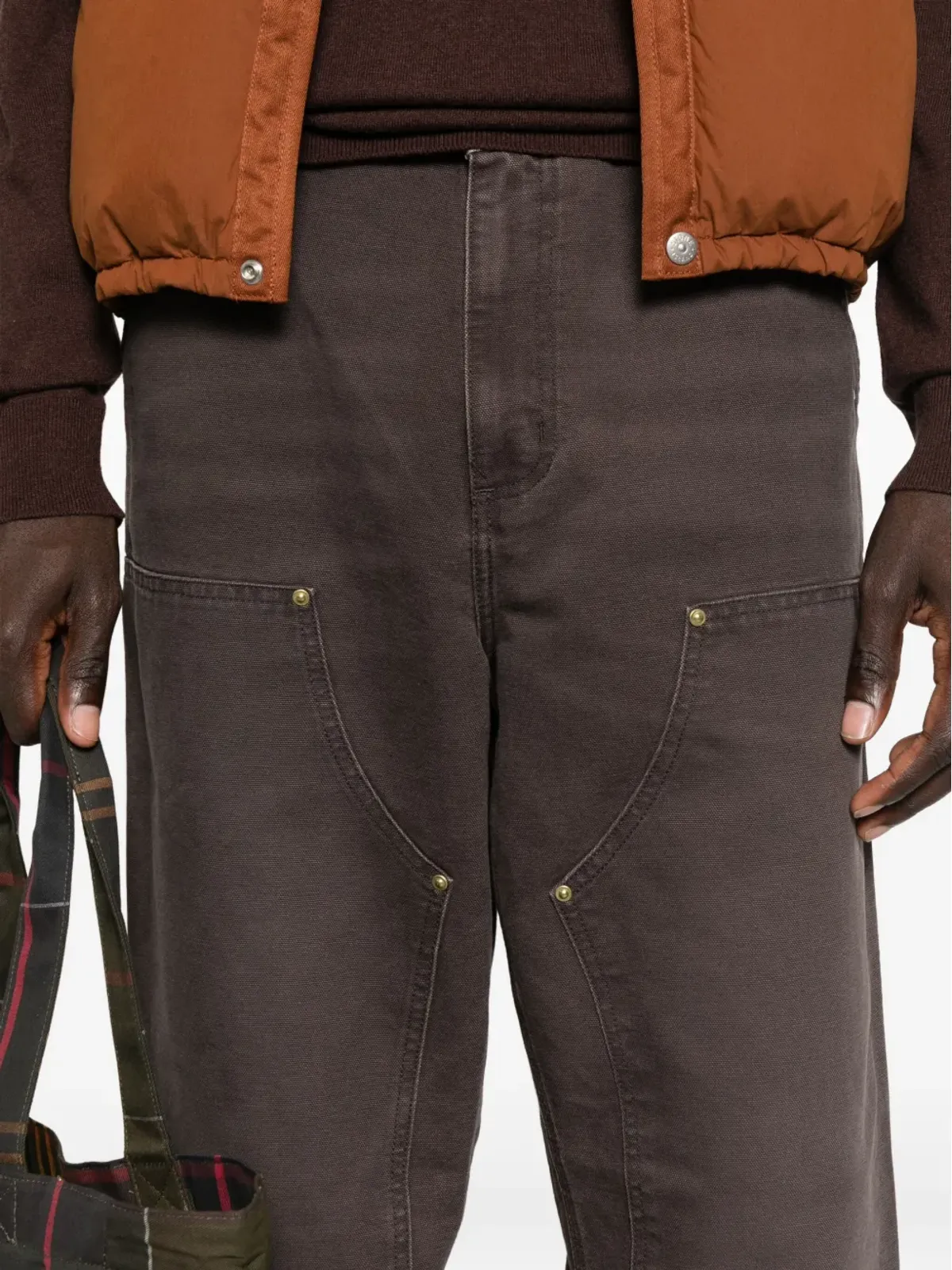 Carhartt WIP 膝ポケット付きコットンジーンズ - 画像5