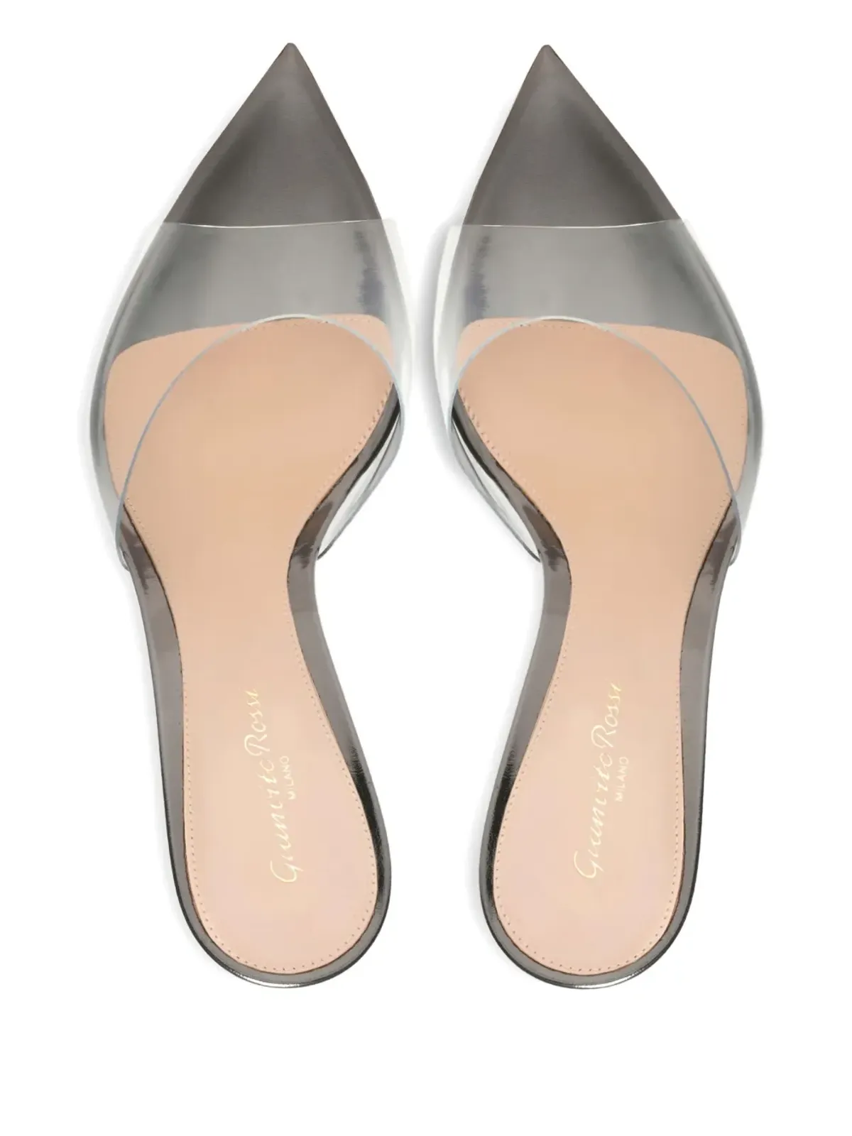 Gianvito Rossi Elle ポインテッドトゥ サンダル - 画像4