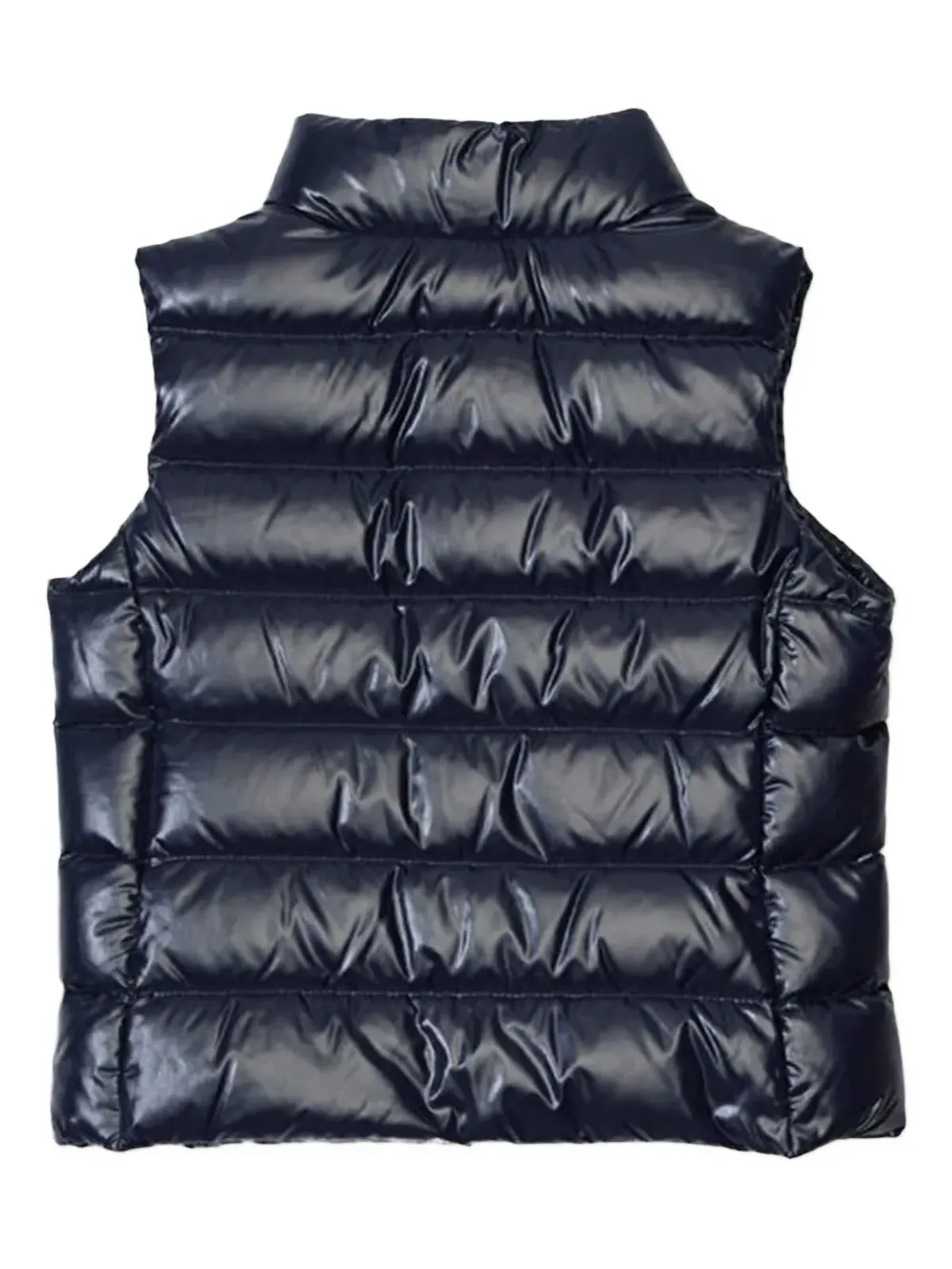 Moncler Enfant キルテッドシェルベスト ブルー - 画像2