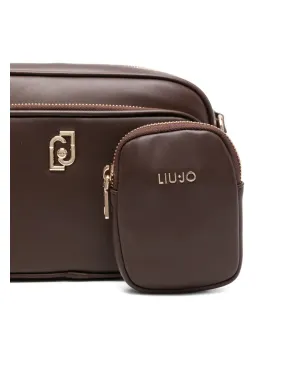 LIU JO 小型ロゴプレート付きジップ開閉クロスボディバッグ - サムネイル3