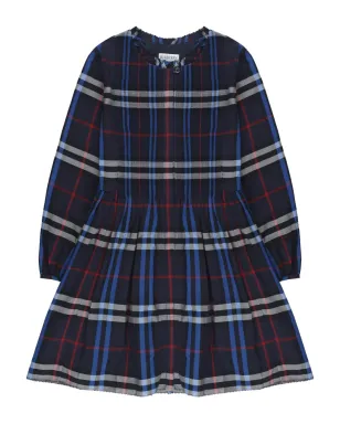 Burberry Kids プリーツチェックドレス - サムネイル1