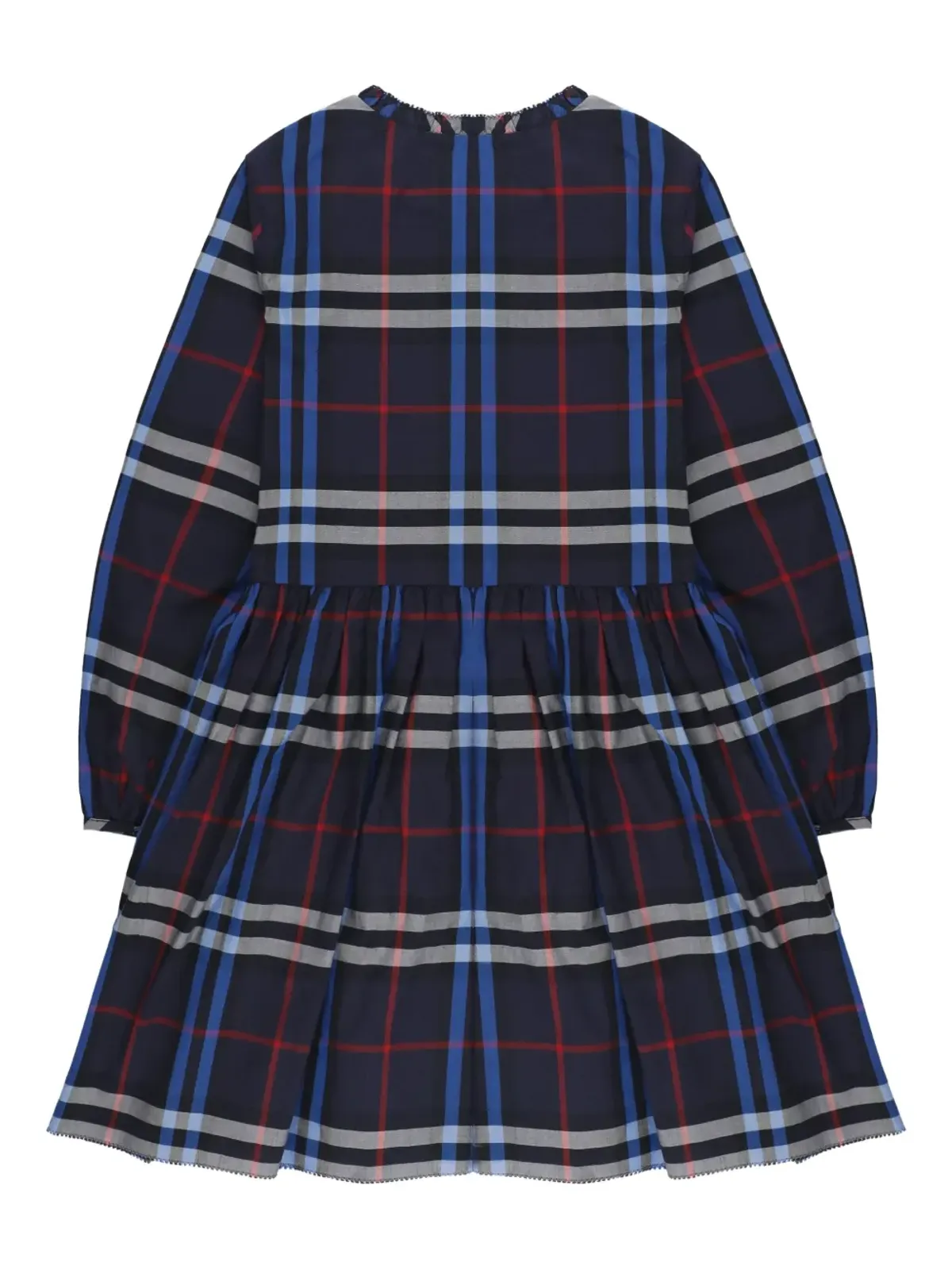 Burberry Kids プリーツチェックドレス - 画像2