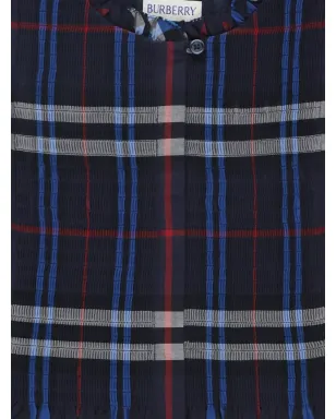 Burberry Kids プリーツチェックドレス - サムネイル3