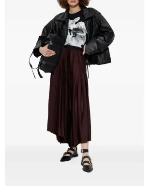 AllSaints Jax プリーツアシンメトリースカート - サムネイル2