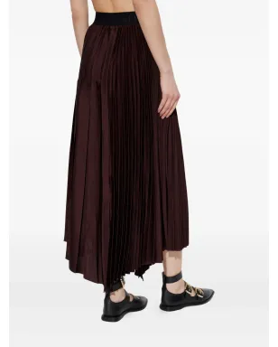 AllSaints Jax プリーツアシンメトリースカート - サムネイル4