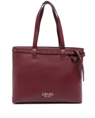 LIU JO スタッズ付きトートバッグ レッド - サムネイル1
