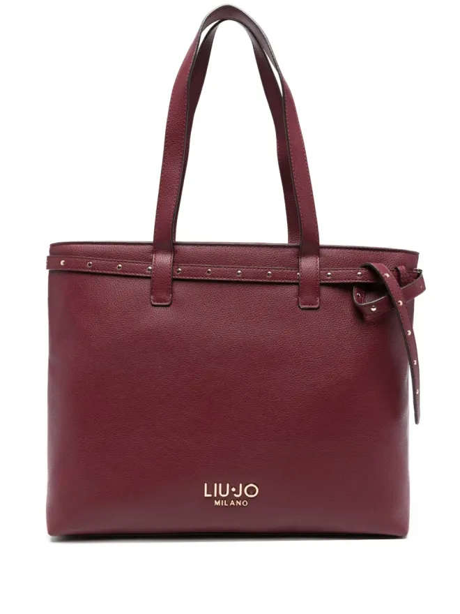 LIU JO LIU JO スタッズ付きトートバッグ レッドの商品画像
