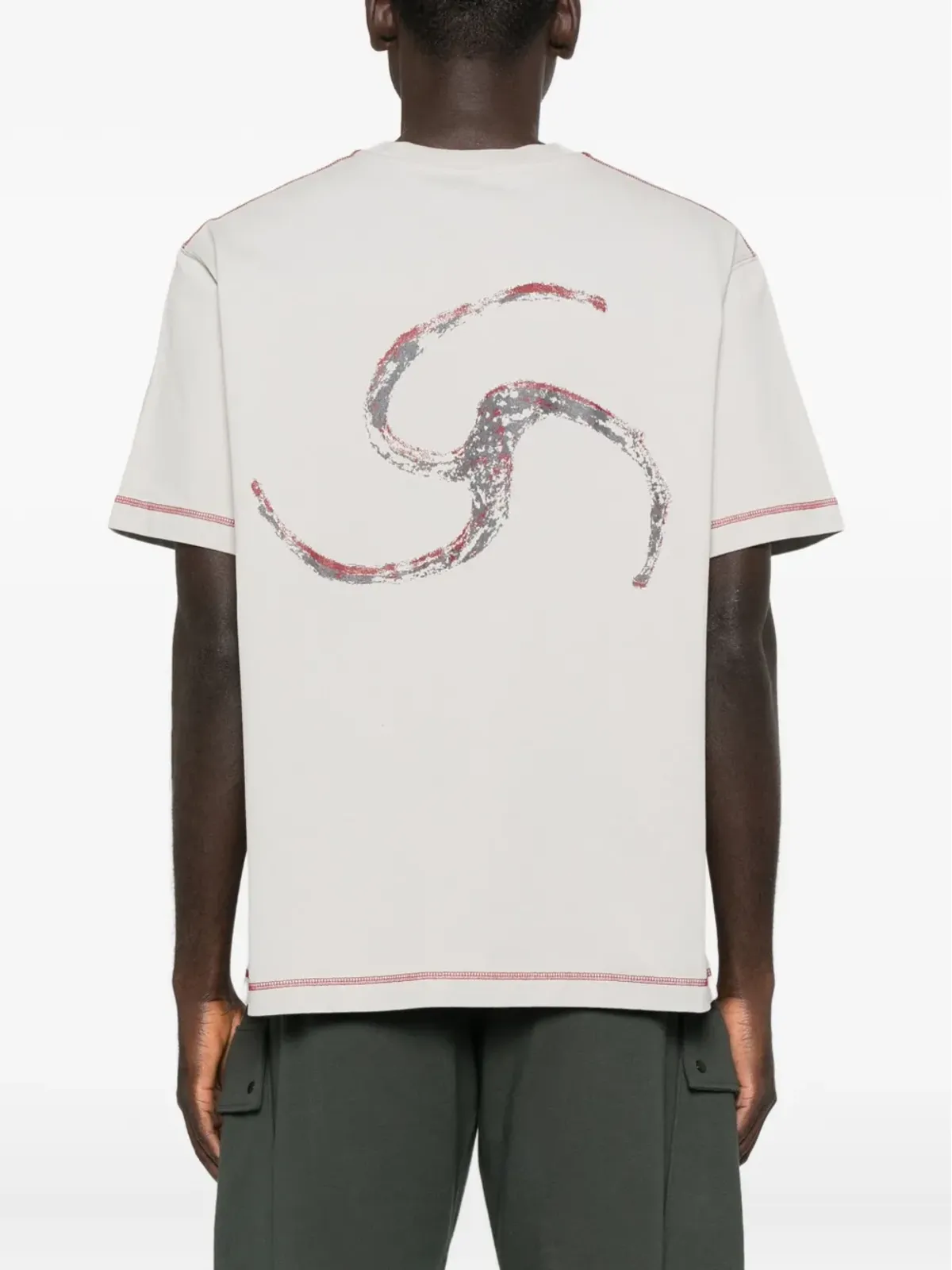 ROA コットンTシャツ - グレー - 画像3