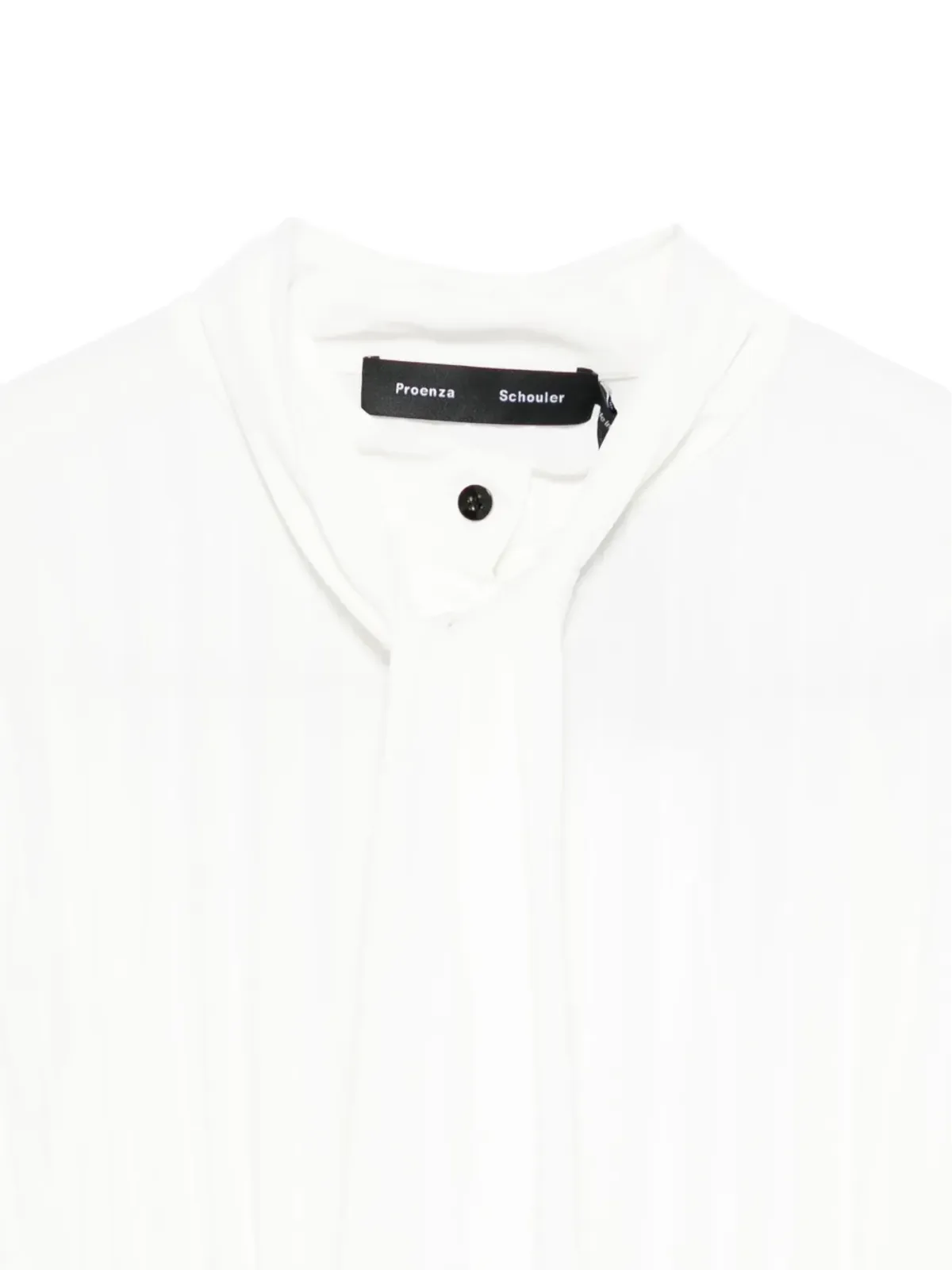 Proenza Schouler プリーツ入りタイネック ブラウス - 画像3