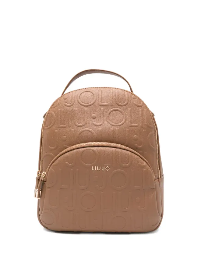 LIU JO LIU JO ロゴプレートバックパックの商品画像