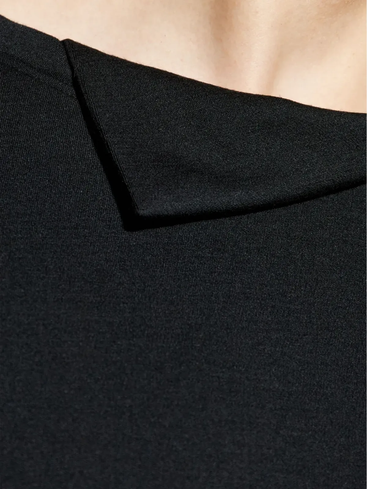 Yohji Yamamoto 折り返しネック長袖Tシャツ - 画像5