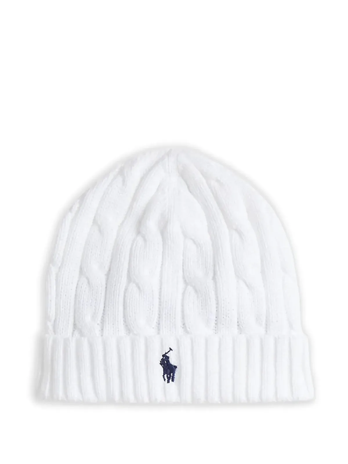 POLO RALPH LAUREN KIDS ケーブル編み帽子とブーティーセット - 画像2