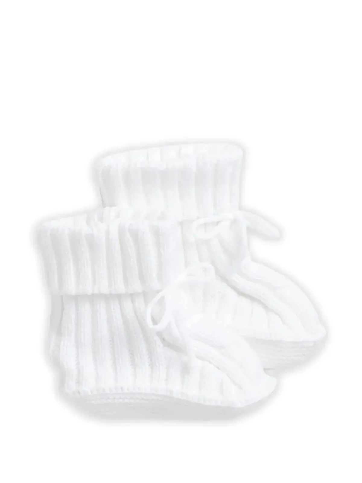 POLO RALPH LAUREN KIDS ケーブル編み帽子とブーティーセット - 画像3