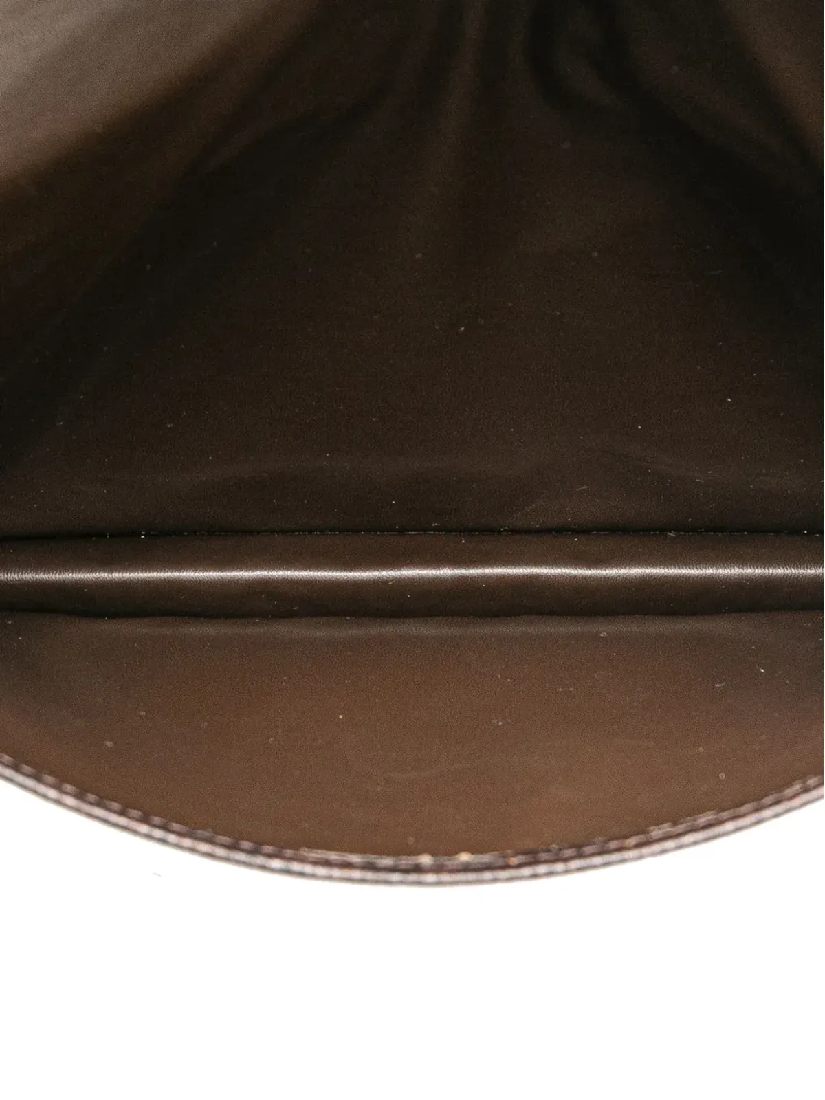 Burberry Pre-Owned 20世紀 ヘイマーケット チェック キャンバス クラッチバッグ ブラウン - 画像5