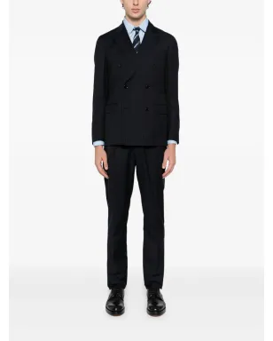 Lardini ウール ダブルブレストスーツ - サムネイル2