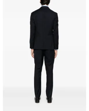 Lardini ウール ダブルブレストスーツ - サムネイル4