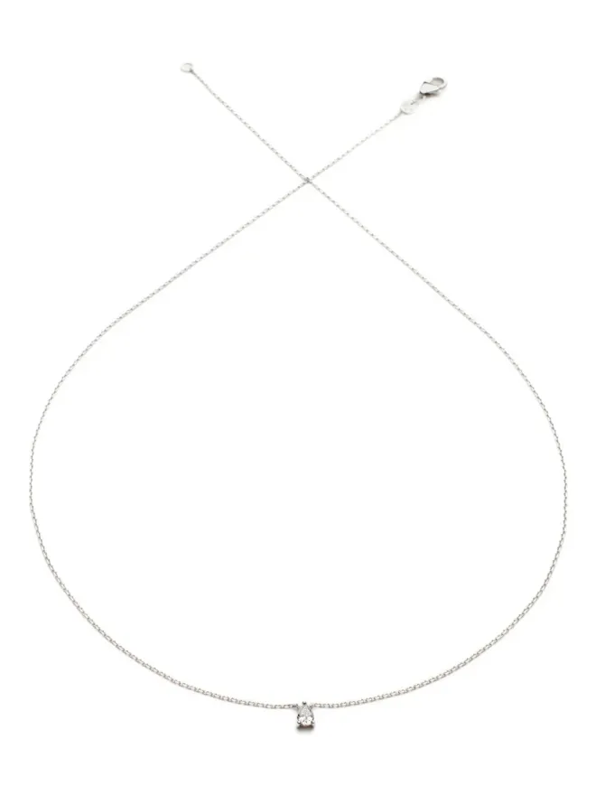 We by WHITEbIRD We by WHITEbIRD 18Kホワイトゴールド ファンシーダイヤモンド ネックレスの商品画像