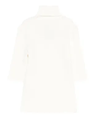 Elisabetta Franchi La Mia Bambina 刺繍ロゴ入りタートルネックトップ - サムネイル2