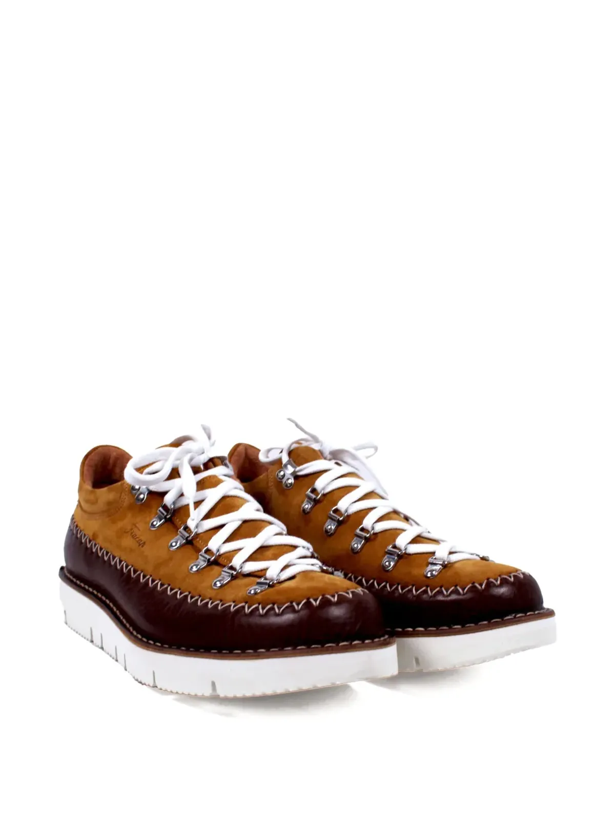 Fracap レザー レースアップ ブーツ - ブラウン - 画像2