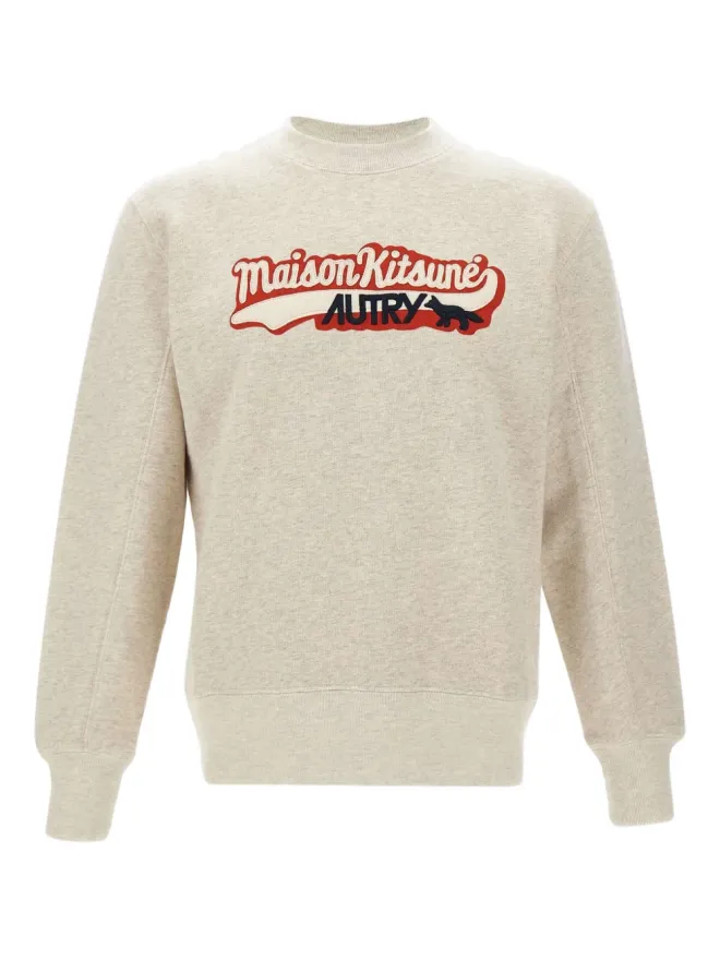 Autry Autry アップリケ付きグレーのスウェットシャツの商品画像