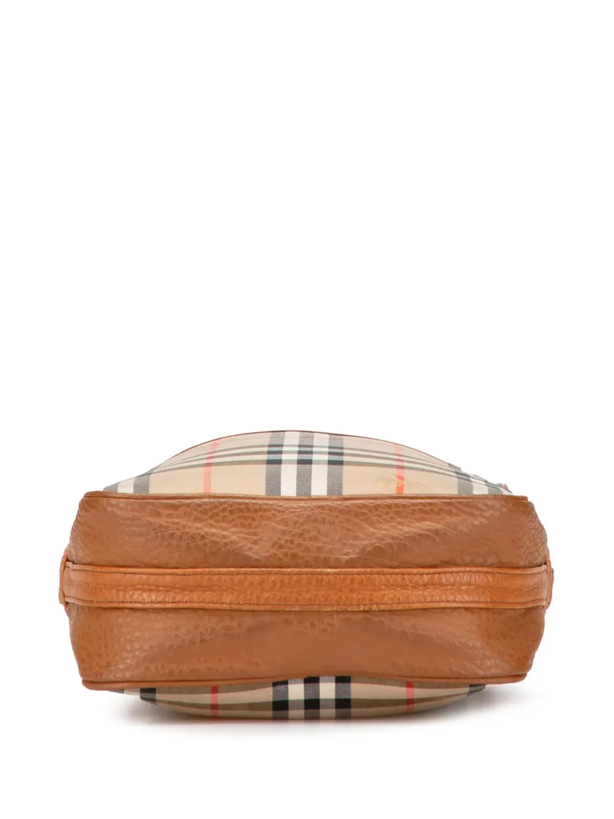 Burberry Pre-Owned Haymarket Check Canvas ハンドバッグ - ブラウン - 画像4