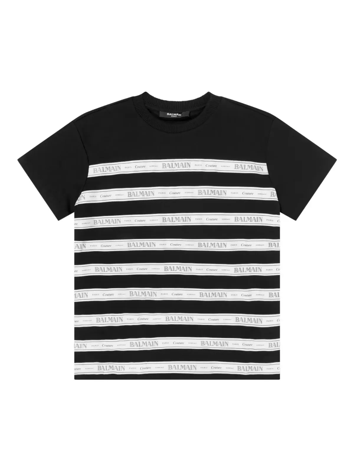 Balmain Kids ストライプ柄のドレス - 画像1