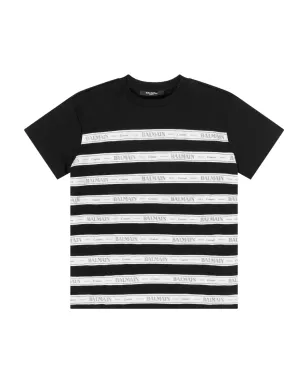Balmain Kids ストライプ柄のドレス - サムネイル1