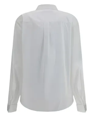 ALAINPAUL ボタンアップ コットンシャツ - White - サムネイル2