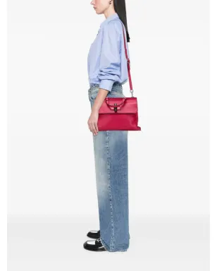 Gucci Pre-Owned 2000-2015 Medium Leather Bamboo Daily satchel - Pink - サムネイル2