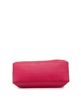 Gucci Pre-Owned 2000-2015 Medium Leather Bamboo Daily satchel - Pink - サムネイル4
