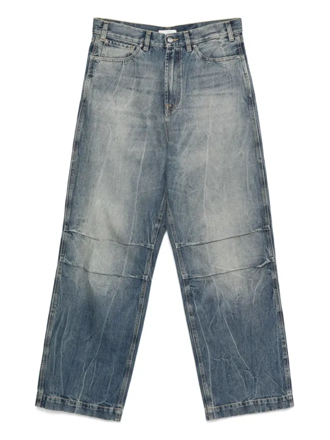 1989 STUDIO 1989 STUDIO faded panelled jeans - Blueの商品画像