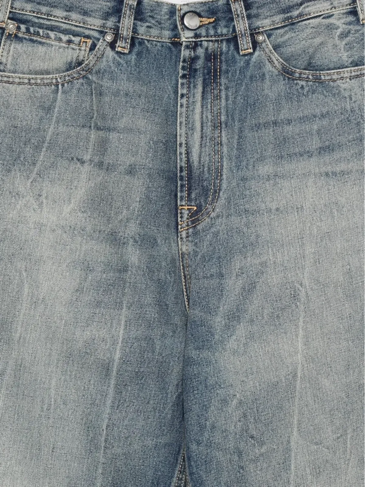 1989 STUDIO faded panelled jeans - Blue - 画像5