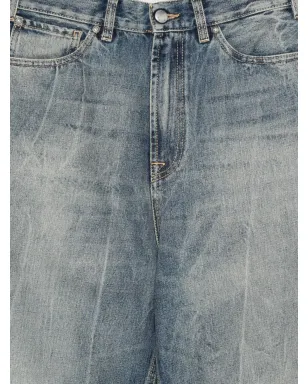1989 STUDIO faded panelled jeans - Blue - サムネイル4