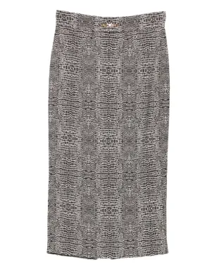 Elisabetta Franchi パイソンプリント ペンシルスカート - サムネイル1