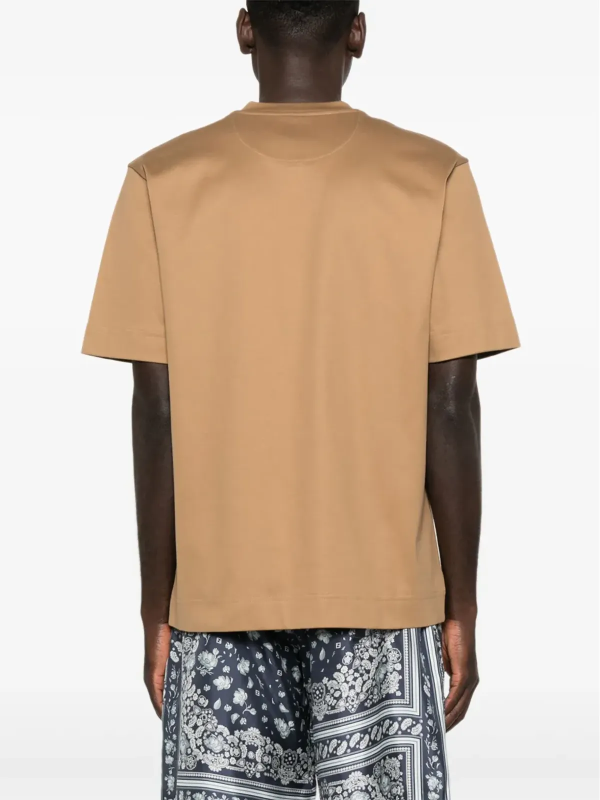 FENDI ジップポケットTシャツ（ブラウン） - 画像3