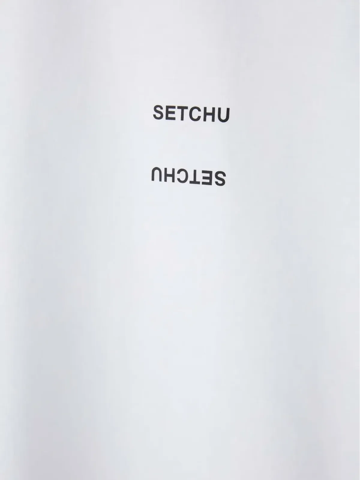 Setchu ロゴプリント長袖Tシャツ - 画像3