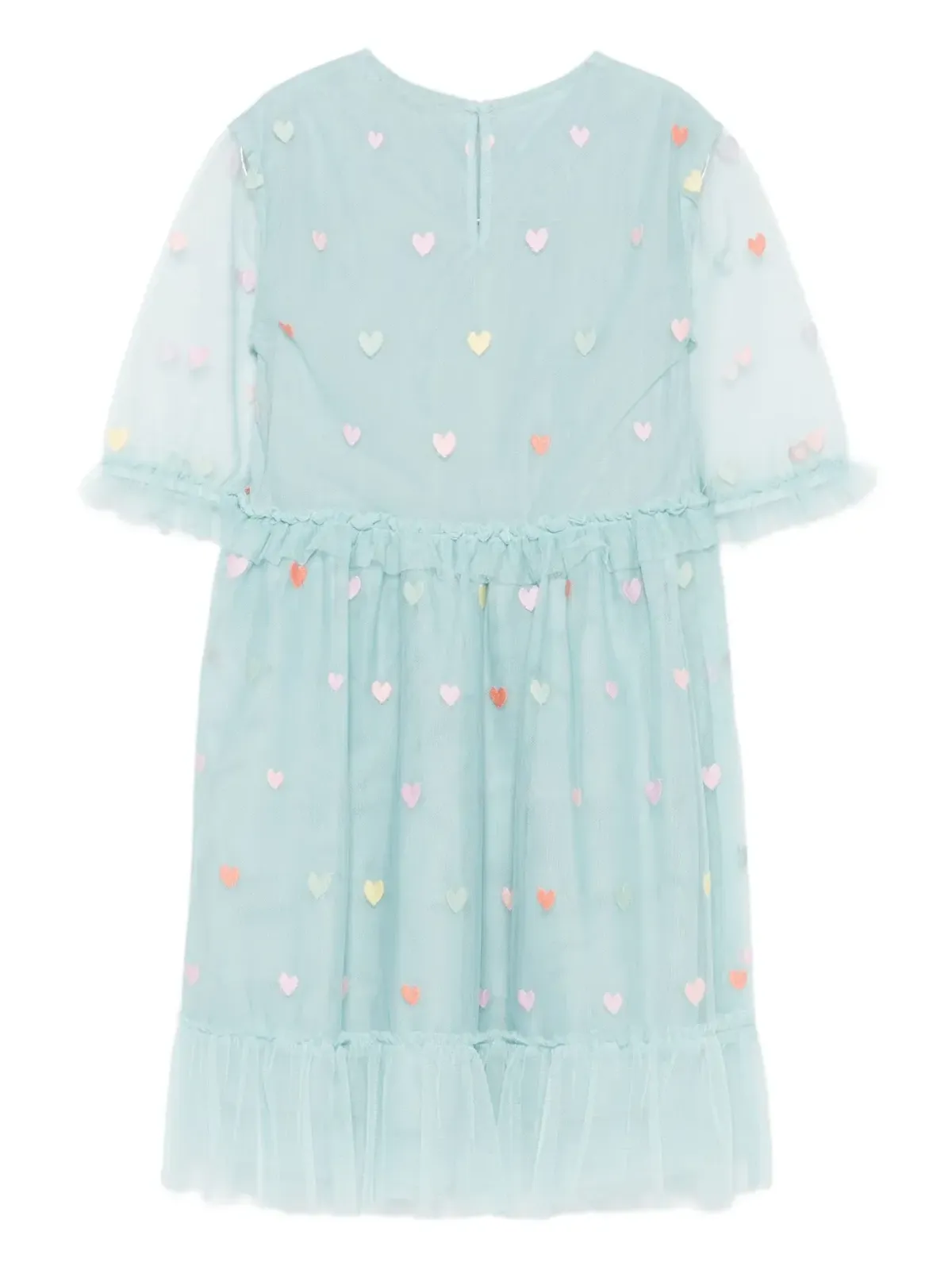 Stella McCartney Kids ハートモチーフのチュールドレス - 画像2