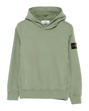 Stone Island Junior カンガローポケット付きフーディ - サムネイル1