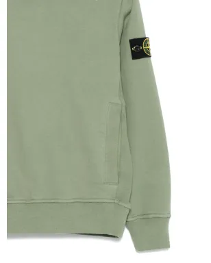 Stone Island Junior カンガローポケット付きフーディ - サムネイル3