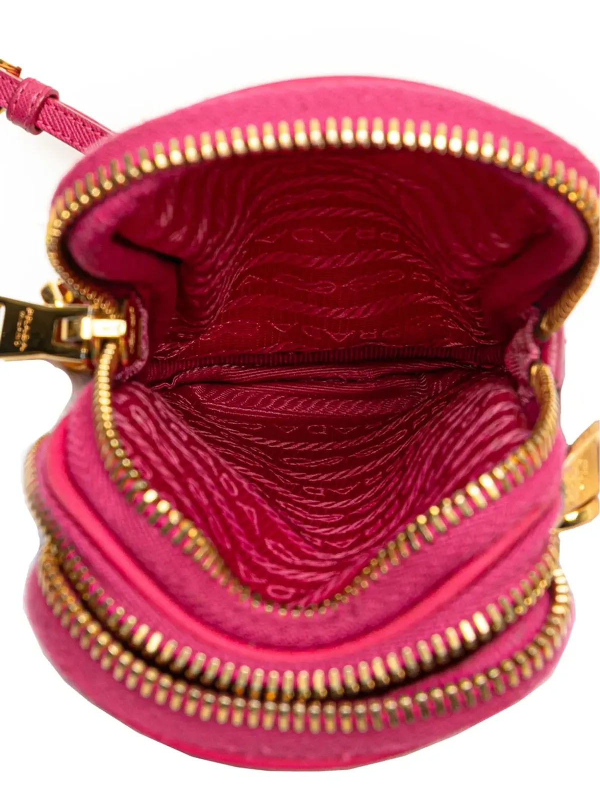 Prada Pre-Owned テッソート ダブルジップ フォンケース クロスボディバッグ - 画像5