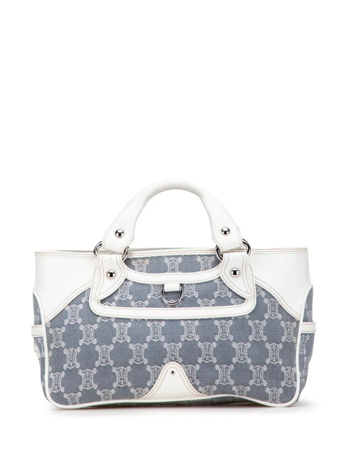 Celine Pre-Owned マカダム デニム ボギー ハンドバッグ - 画像1