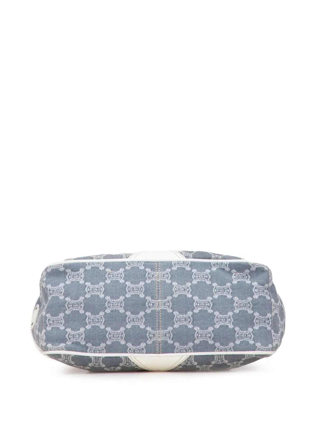 Celine Pre-Owned マカダム デニム ボギー ハンドバッグ - 画像4