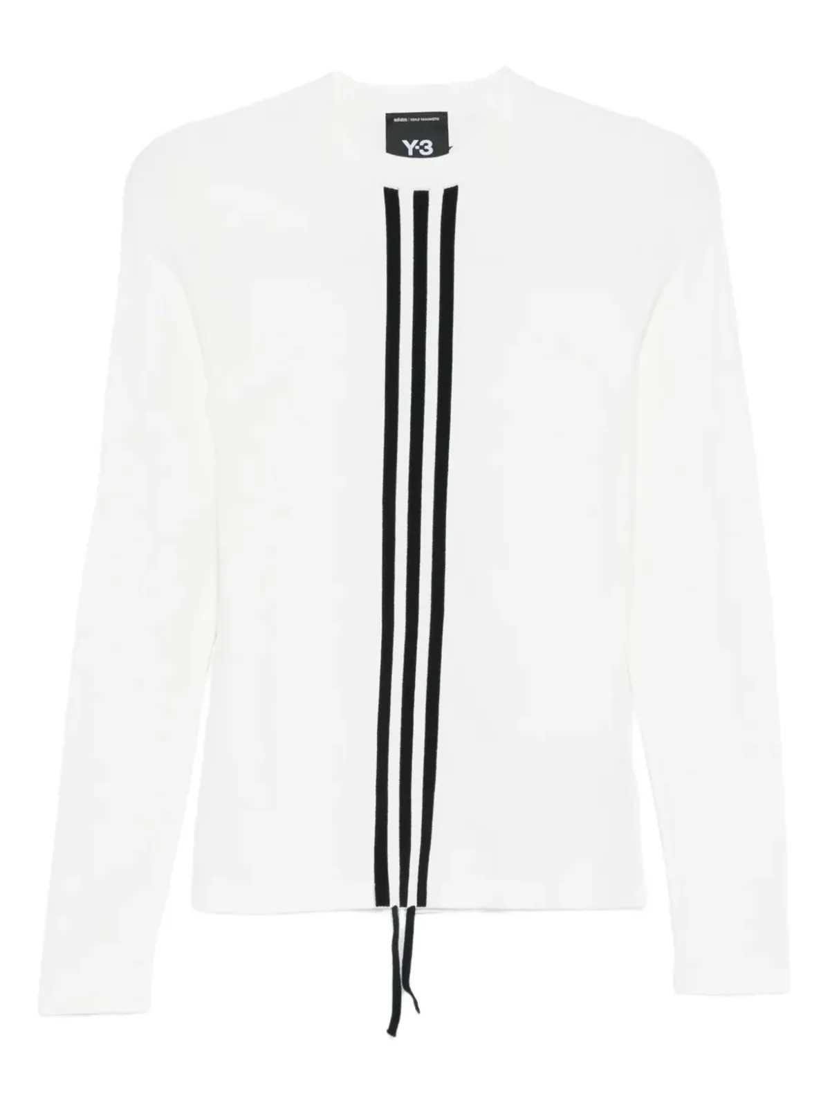 Y-3 ストライプディテール長袖Tシャツ - 画像1