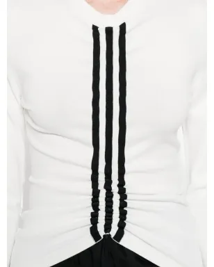 Y-3 ストライプディテール長袖Tシャツ - サムネイル5