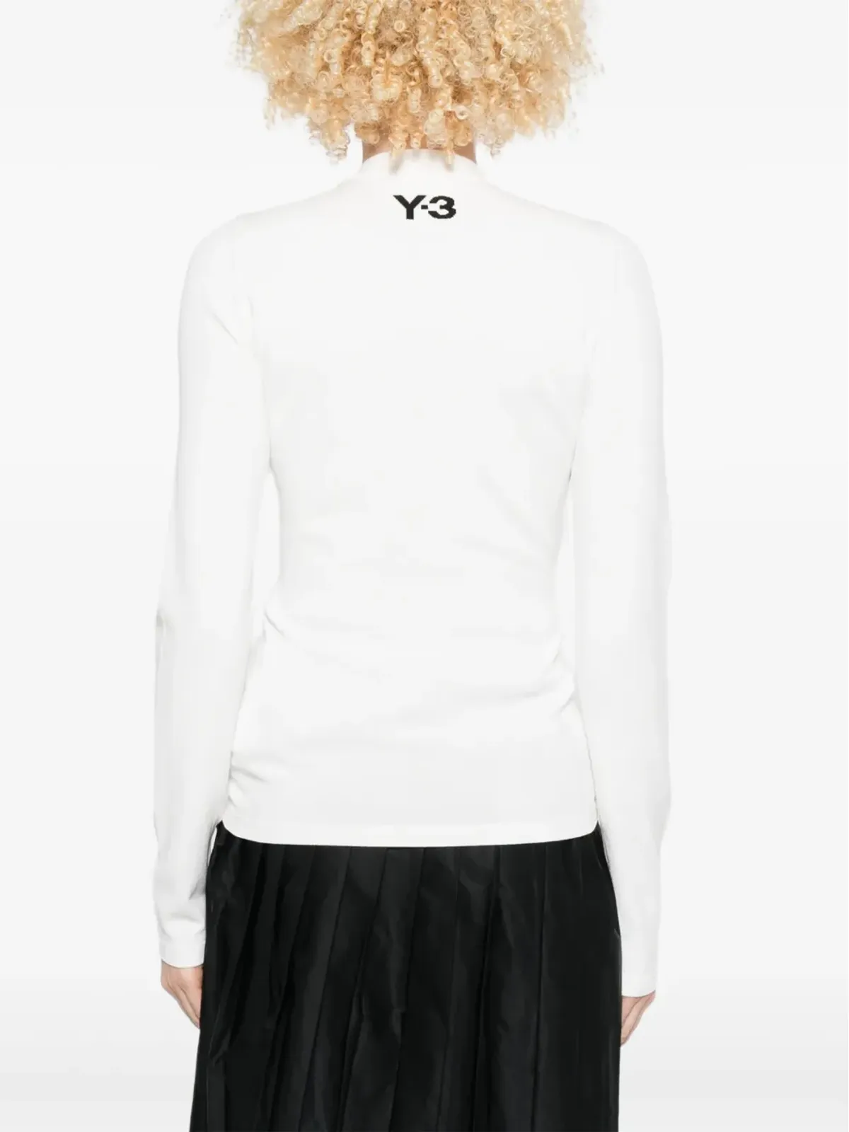 Y-3 ストライプディテール長袖Tシャツ - 画像4