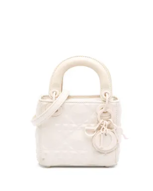 Christian Dior Pre-Owned レディディオール サッチェル - White - サムネイル1