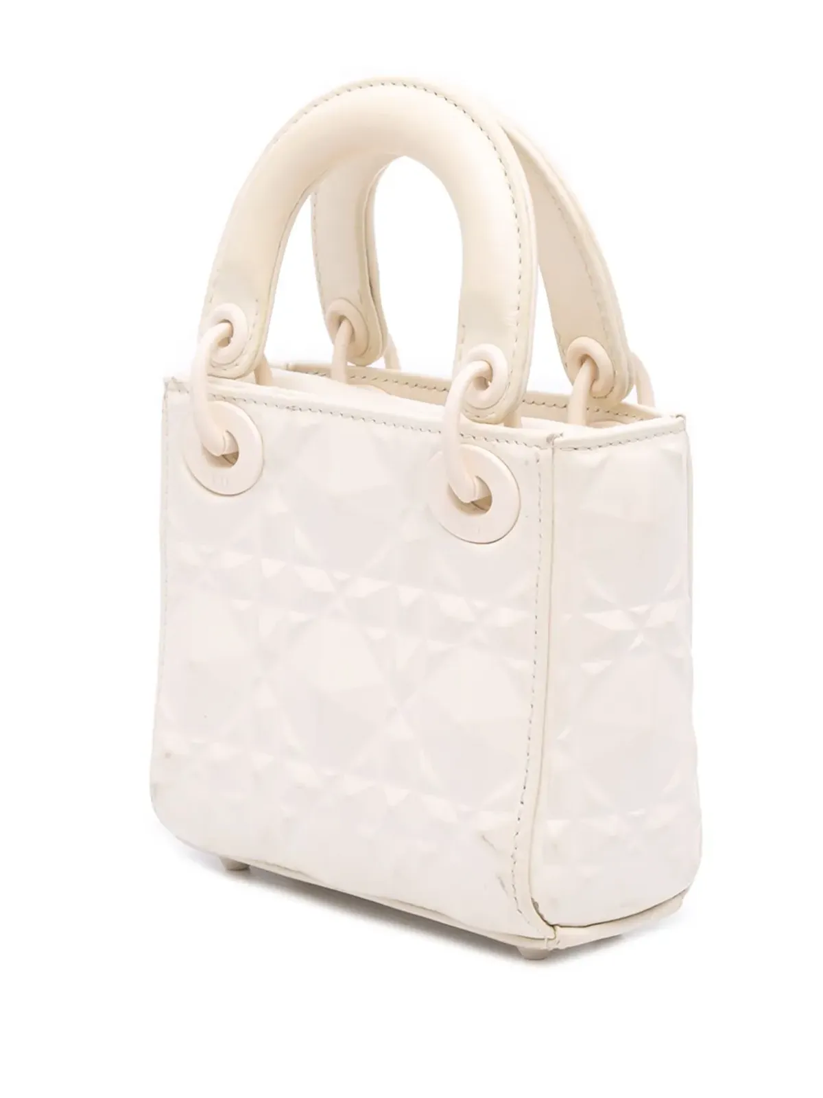 Christian Dior Pre-Owned レディディオール サッチェル - White - 画像3