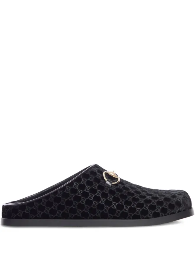 Gucci Gucci GGパターン ミュール ブラックの商品画像