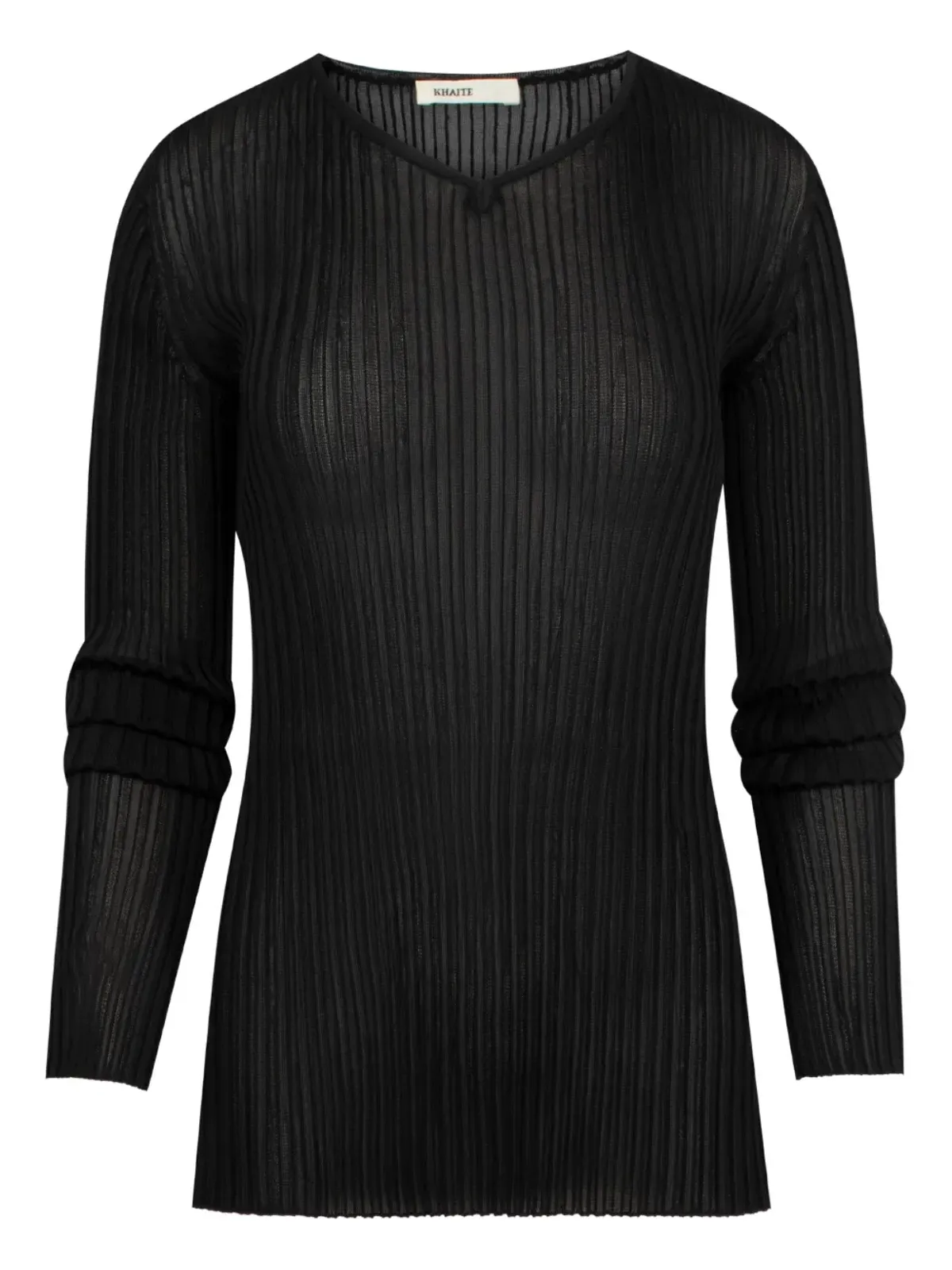 KHAITE Tia V-neck top - 画像1